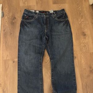 Ariat Men's Relaxed Fit Jeans - Dark Blue